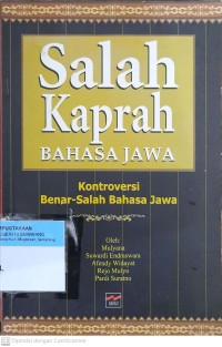 Image of Salah Kaprah Bahasa Jawa