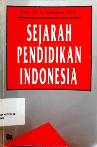 Image of Sejarah Pendidikan Indonesia